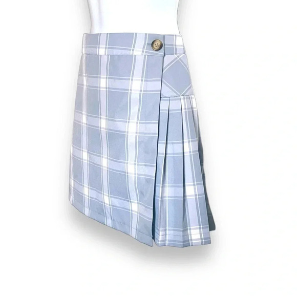 Plaid Pleated Mini Skirt Forever 21 Size Small - Picture 5 of 7